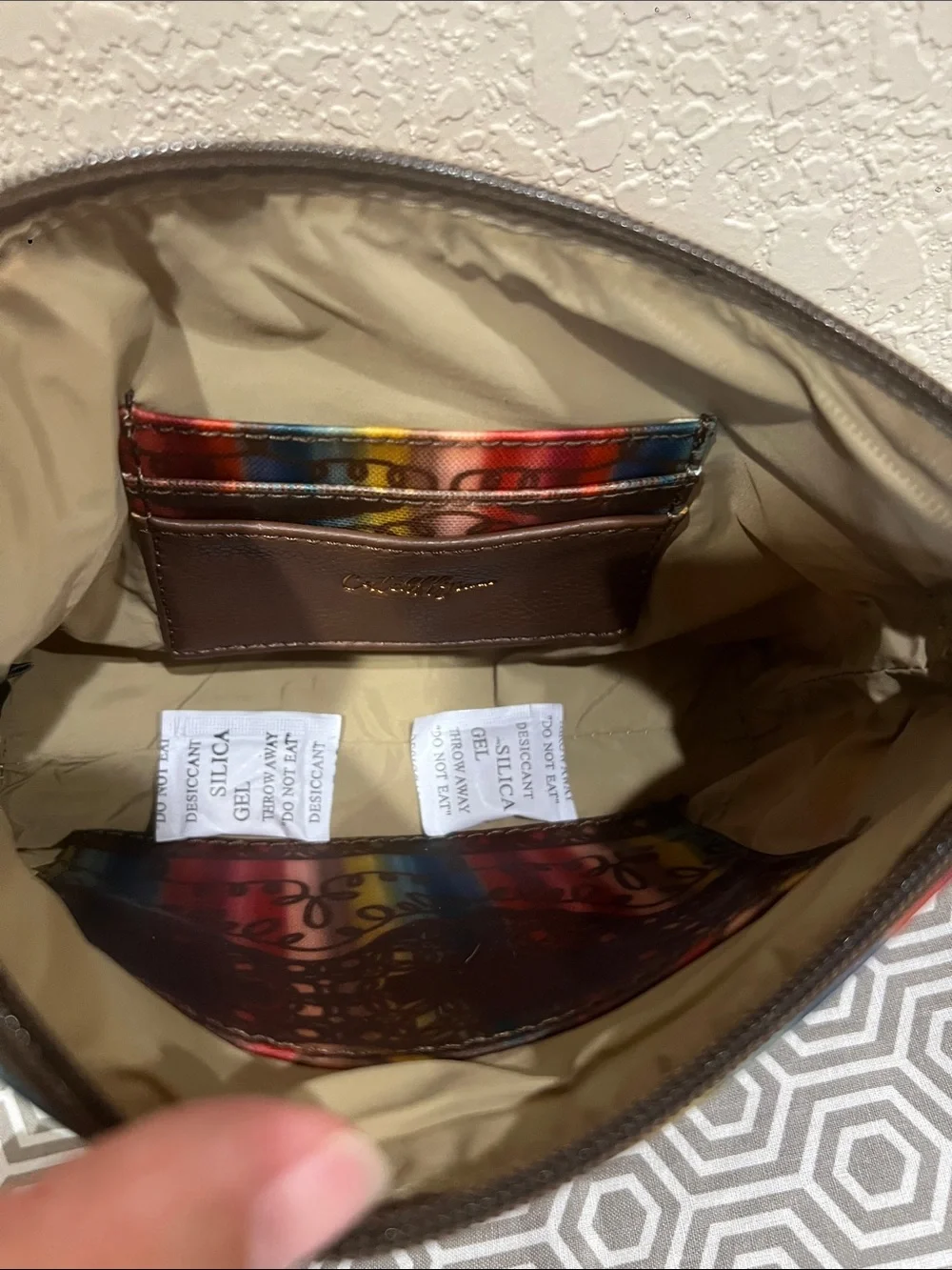 Multicolor Printed Cosmetic Pouch - Catchfly Essentials Pouch